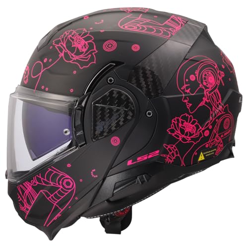 Image of LS2 Helmets Advant II Modular Motorcycle Helmet W /SunShield (Gloss Jeans Gray - X-Small)