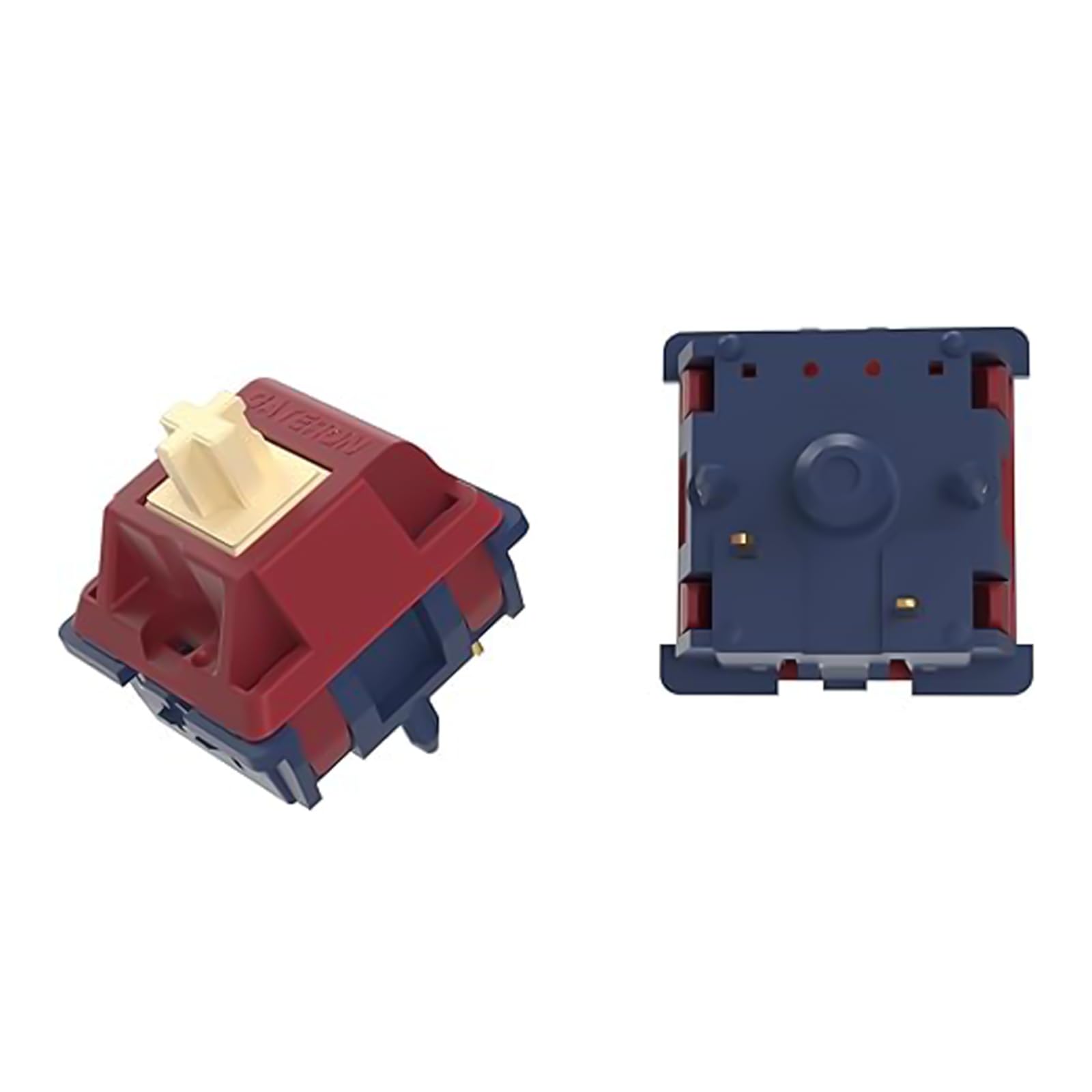 GUYEKS Gateron Quinn Keyboard Switches, 5-pinowe przełączniki liniowe, Factory Pre-lubed, 59gf Keyboards, kompatybilne z diodami RGB LED, odpowiednie do klawiatur mechanicznych MX (108 sztuk)