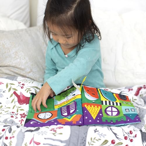 Melissa & Doug Soft Activity Baby Book - The Wonderful World of Peekaboo! Lift The Flap Busy Book for Toddlers, Sensory Toys for Babies and Toddlers - image 7