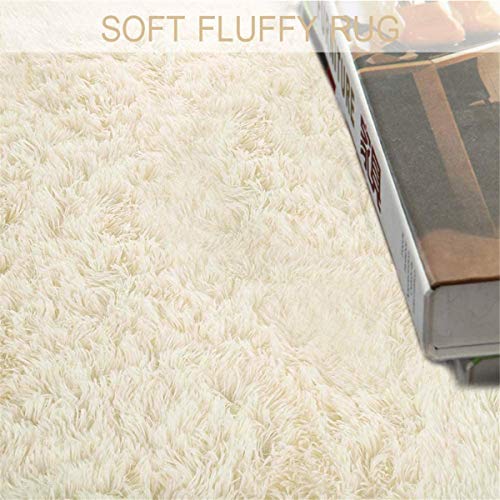 Tapis de salon beige moderne 120x160 confortable pour chambre