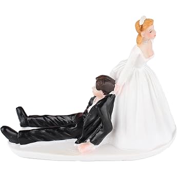Wedding Couple Figurines Bride and Groom Figurines Cake Wedding Figurines Bride and Groom Wedding Gift Ideas Decorative Figurine Wedding Couple Wedding Ceremony Approx. 10 cm