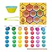 Juguetes educativos de madera 5 en 1, juegos de mesa a juego que traen abejas y cuentas a la colmena, juguetes de aprendizaje preescolar, regalos para niños mayores de 3 años