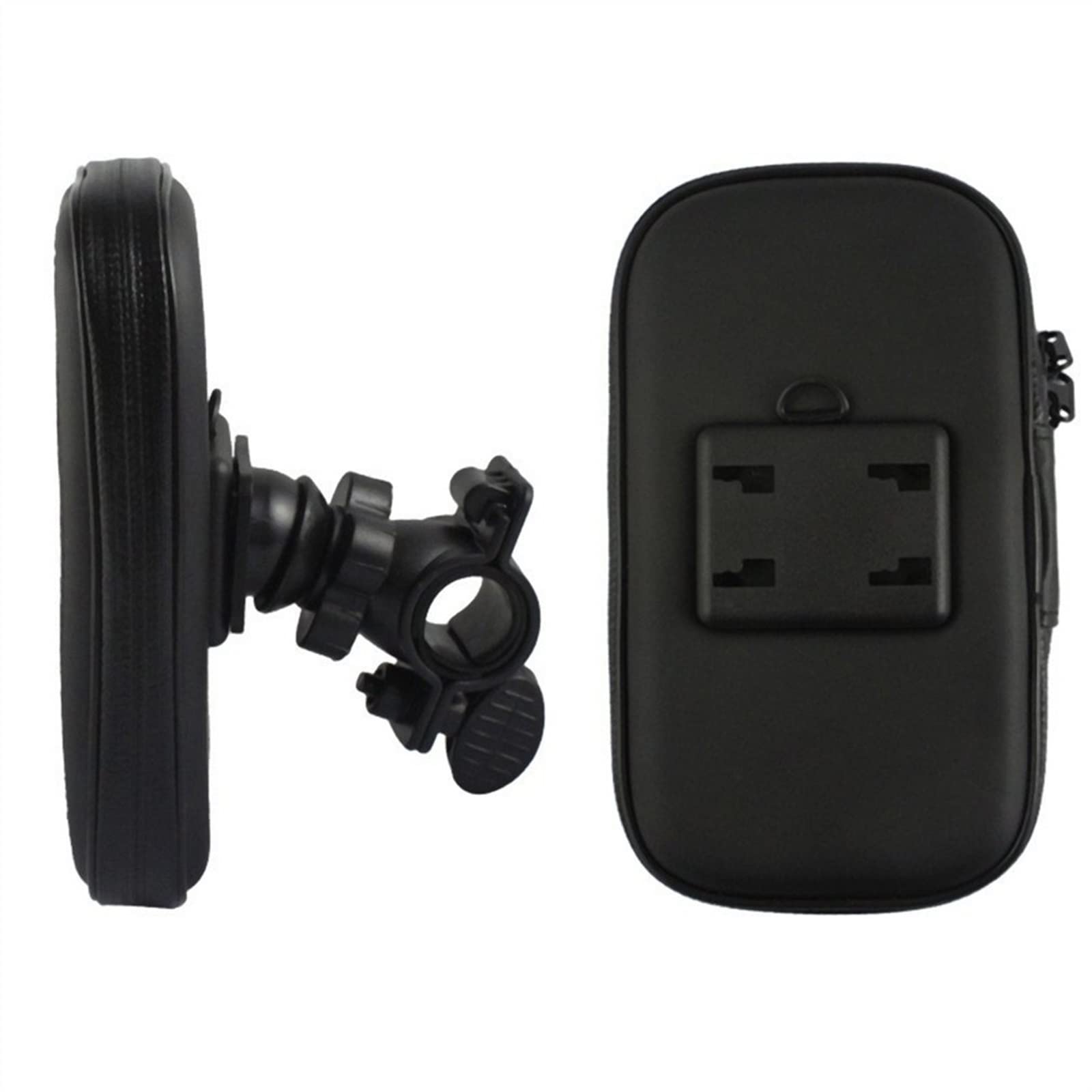 SCOOVY Porta Cellulare Supporto per Navigatore GPS per Moto Custodia Impermeabile Borsa Supporto per Manubrio Staffa di Navigazione Supporto Mobile con Design Rotante A 360 Gradi