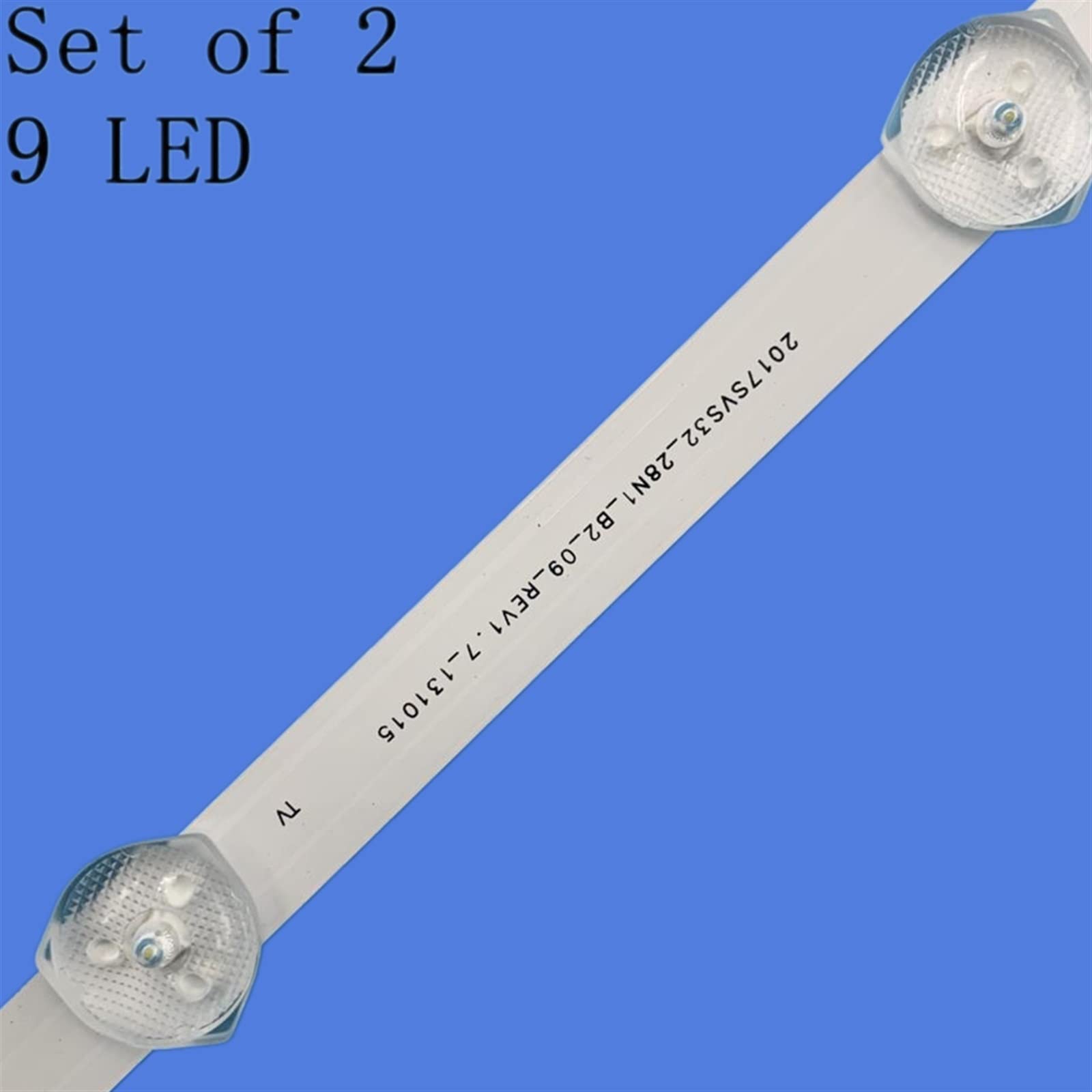 Striscia di retroilluminazione a LED da 2 Pezzi Compatibile for 2013SVS32_HD_3228N1 TV a 9 LED Sam-Sung 32quot; TV D3GE-320SM0 LM41-00001R BN96-33972A YYC09