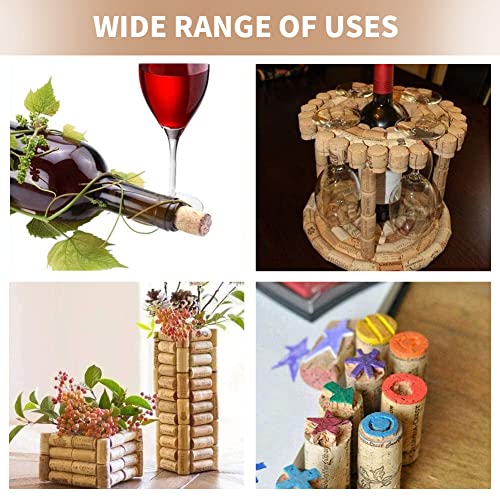 Bouchons en liège naturel, 50 pièces bouchons à vin bouchons en bois pour bouteilles de vin bouchons pour bouteilles (22 * 17 * 35mm) - Image 4