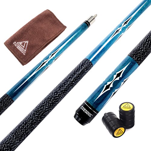 CUESOUL 58 Pulgadas 19 Oz Medio Articulado de Arce de Billar Pool Cue (CSTB003)