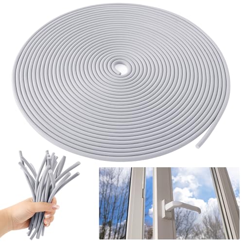 Image of U0U 100FT Backer Rod 1 /4 Inch,Foam Backer Rod Caulk Saver for Gaps and Joint Concrete Filling, Grey Concrete Expansion Joint Filler(1 /4 inch *100 feet)