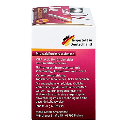VITA AKTIV B12 Direktsticks mit Eiweißbausteinen 20 St