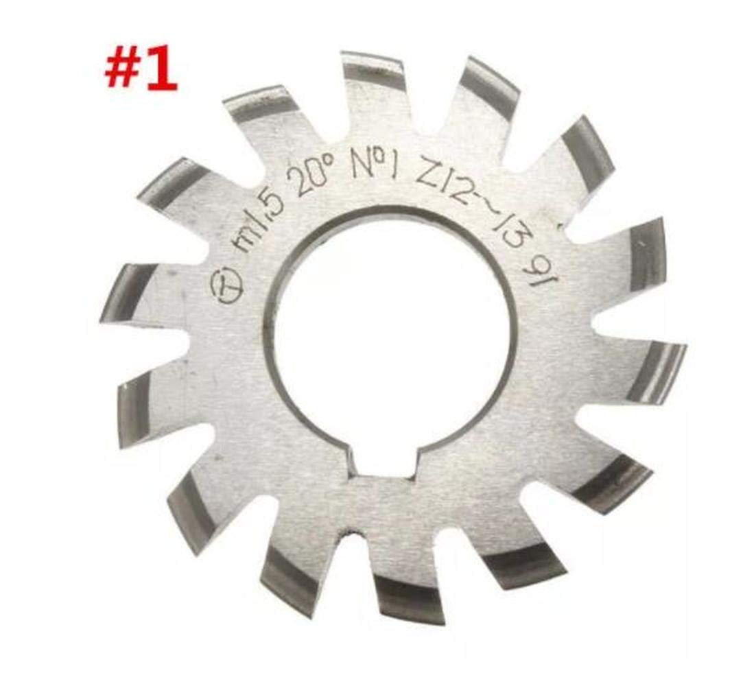 SUCAN Modul 1.5 PA20 Bore 22mm # 1-8 HSS Evolventenverzahnung Fräser