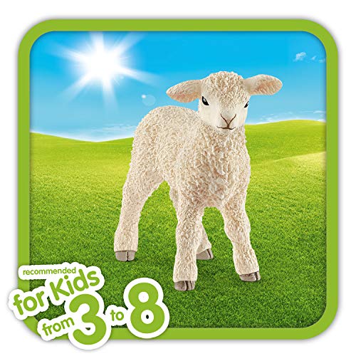 schleich 13883 Lamm, für Kinder ab 3+ Jahren, FARM WORLD - Spielfigur – Bild 3