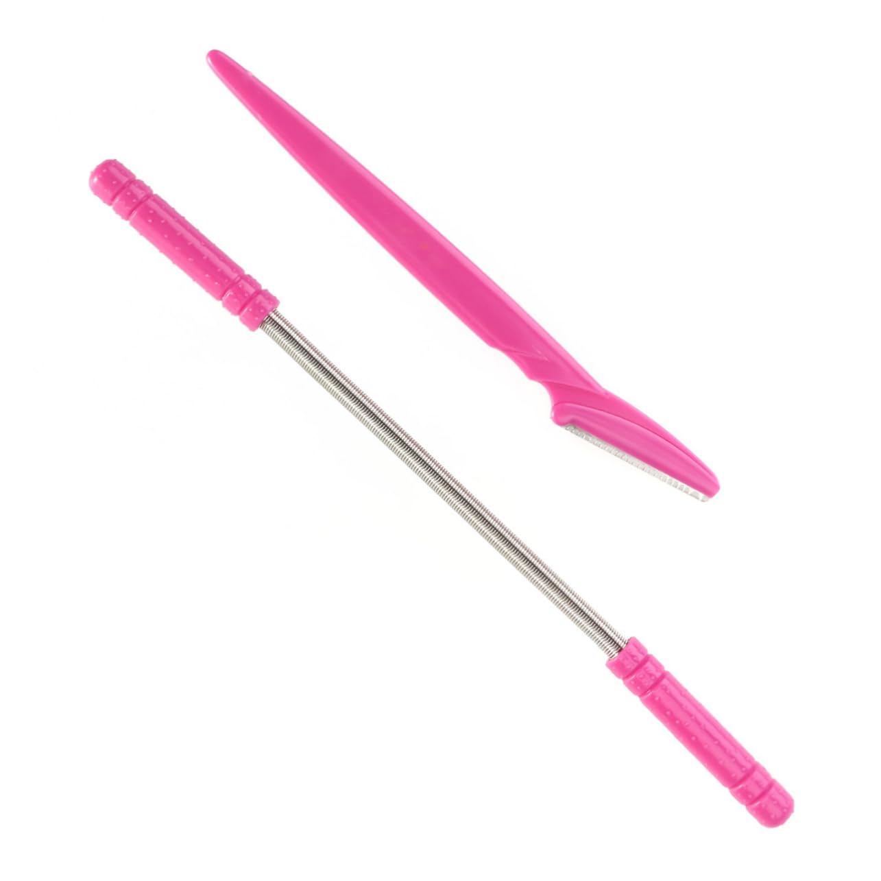2Pcs Spring Epilator Eyebrow Razor for Women Face Hair Removal Painless and Easy to Use for Forehead Cheeks