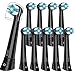 10PCS Toothbrush Replacement Heads Compatible with Oral B iO 10 9 8 7 6 5 4 3 Series Electric Toothbrush, Compatible with Oral B iO Brush Heads,Toothbrush Head,Black