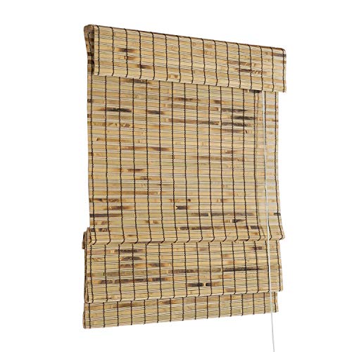 Bamboo Roman Window Blinds Sun Shades, 30W X 72H, Light Filtering Roller Shades,Any Size 24-72 Wide And 72 High #TOP2