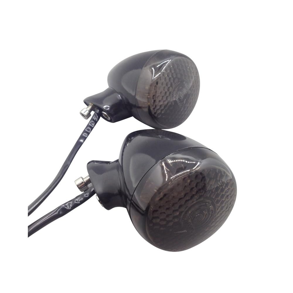 Motocletta Scooter Indicatore di Direzione Luce Indicatore di direzione a LED per motocicletta Morsetto per lampeggiatori per motocicletta Indicatore anteriore posteriore per Ha&rley Davidson