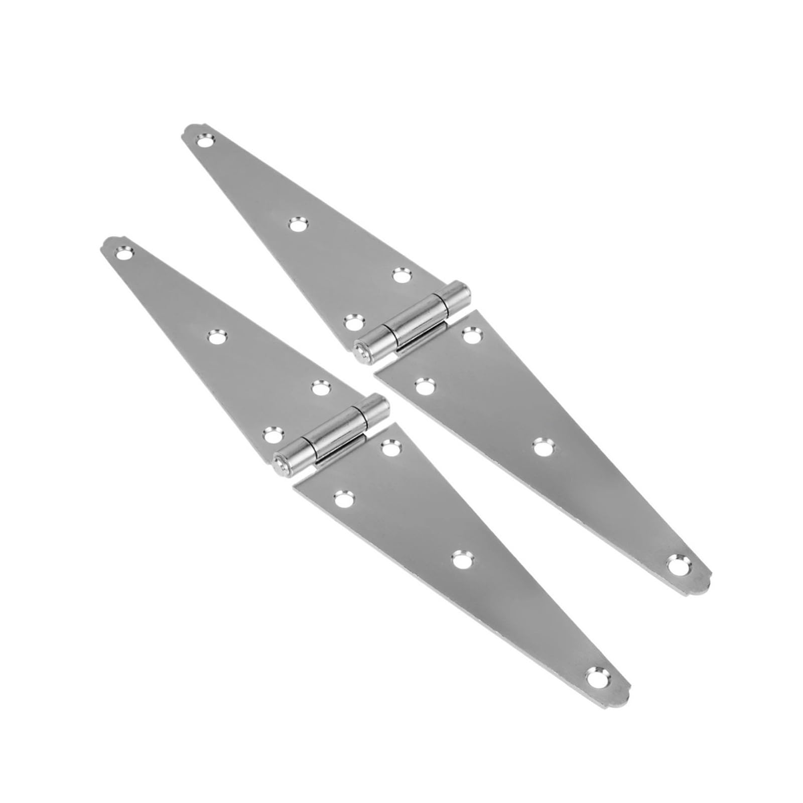 Ujzgbxqvshm Silver Folding Door Hinge,2Pcs Heavy Duty Galvanized Iron For Cabinet Wardrobe And Box