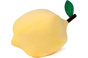 Lemon Plush Fruit Pillow: Zest Up Your Decor!