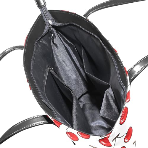 Image of Top Handle Bag for Women Vegan Leather Lady Purse Shoulder Bag