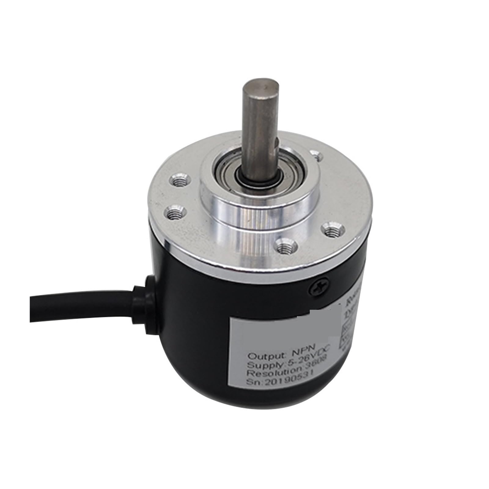 Encodeur Rotatif, ES38 6mm Arbre Encodeur Rotatif Incrémental 100 200 360 Impulsion 400 600 1000p/r AB Phase NPN Sortie 8-24V