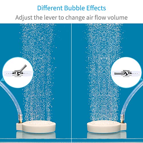 Uniclife 6 pz Monouso Acquario Leva di Controllo del Flusso d'Aria Collettore Splitter per Valvola Diritta per Acquario - Image 3