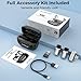 ZealSound Mini Wireless Lavalier Microphone for iPhone iPad Android Tablets PC(USB-C/Lightning) - Noise Reduction/33H Battery Life with Charging Case,Lapel Mic for TikTok,Podcast,ASMR,YouTube Videos
