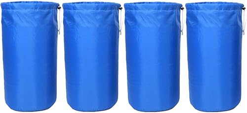 Miniatura 2 de Ezek Sacos de compresión de 210 denier, organizador de almacenamiento de sacos de dormir con asa inferior, resistente al agua para campamento,