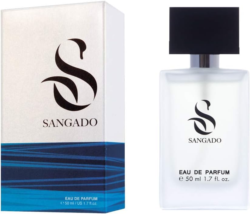 SANGADO Acqua Genovese Perfume for Men, 8-10 Hours Long-Lasting, Luxury Smelling, Aromatic Aquatic, Fine French Essences, Extra-Concentrated (Eau de Parfum), Refined for Men, 50 ml Spray