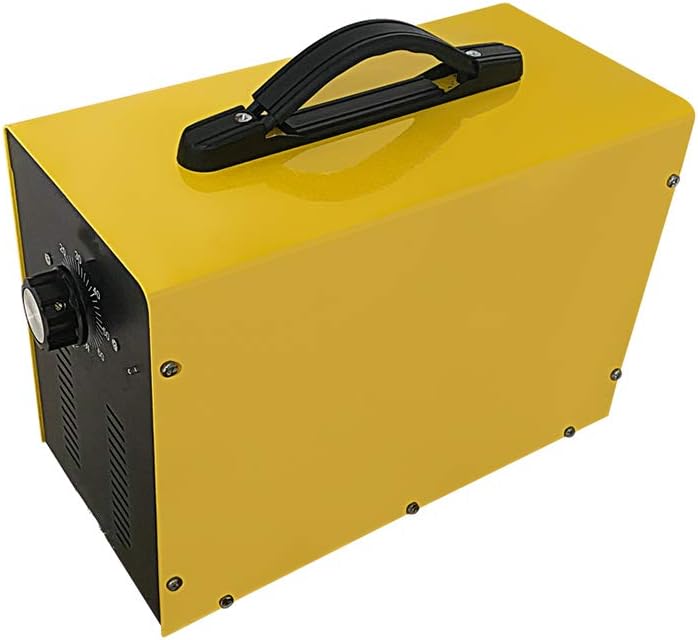 LHONG Generador De Ozono Limpiador Ozonizador 10000 MG/H con Caja De Acero Inoxidable Ionizadores De Aire Domésticos para Habitaciones, Coches Y Mascotas (Temporizador)