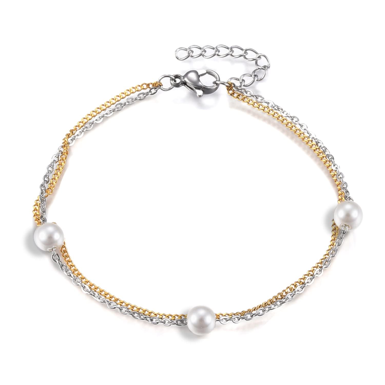 See full amazon price history chart for Via Mazzini No-Tarnish No-Rusting Stainless Steel Two Strand Pearl Bracelet For Women and Girls (Bracelet0215) 1 Pc Via Mazzini No-Tarnish No-Rusting Stainless Steel Two Strand Pearl Bracelet For Women and Girls (Bracelet0215) 1 Pc (B0BTT7Y895) Amazon Price History, Amazon Price Tracker