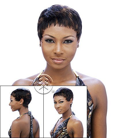 It's a Cap Weave Human Hair Wig Molly Color: P4/30