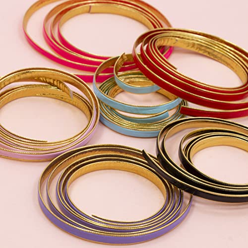 Craftelier 58089 Scrapbooking, Rot mit Goldrand, one size
