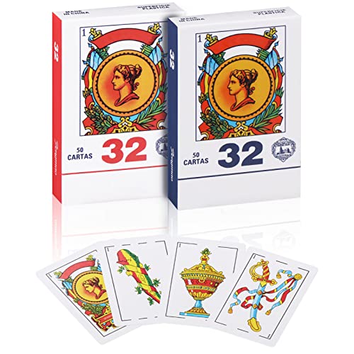 Cartas Españolas Originales 100% Plástico Impermeables