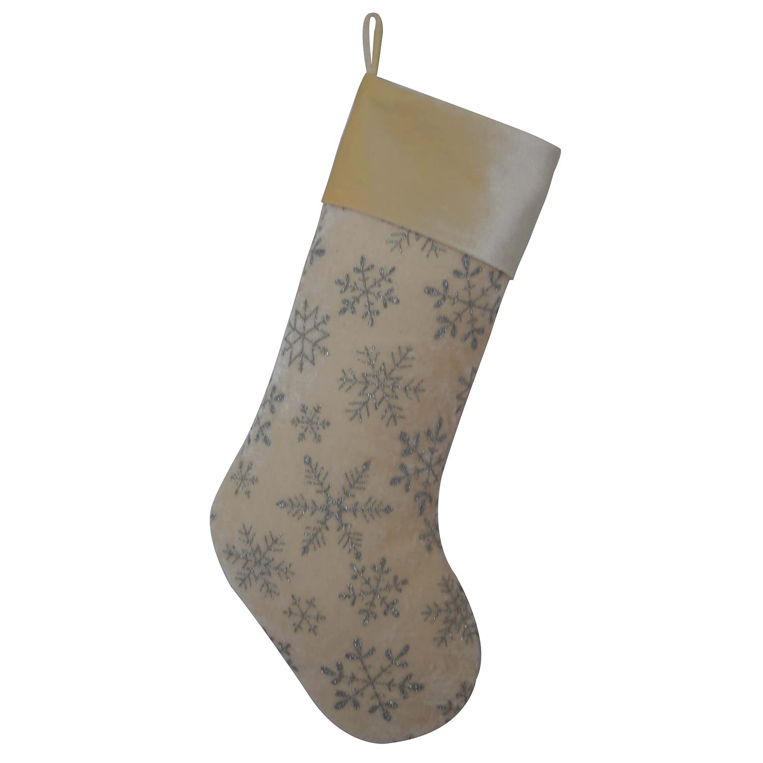 DUO ER 5 stücke Khaki samt gedruckt Silberne Schneeflocke fest Farbe weihnachtssocken weihnachtsstrümpfe Geschenktüte