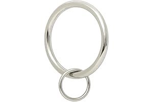 Ivilon Pinch Pleat Curtain Rings: Enhance Your Window Treatments with Functional Elegance