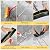 DGSL Universal Garage Threshold Seal Strip with Sealants/Adhesive, 20FT Waterproof Door Bottom Rubber, DIY Weather Stripping Replacement, Black