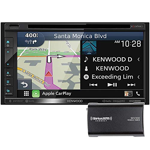 Kenwood eXcelon DNX696S 6.8" DVD/Navigation CarPlay Receiver & SiriusXM Tuner