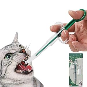 Cat Pill Shooter Pet Piller Gun Dog Pill Shooter Cat Tablet Soft Tip Syringe Pet Medical Feeding Dispenser Tool for Small Animal