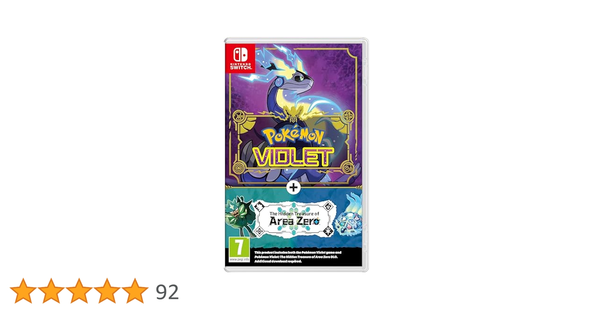 【Switch】ポケットモンスター バイオレット＋ゼロの秘宝 Nintendo Switch用ソフト ポケットモンスター バイオレット+ゼロ