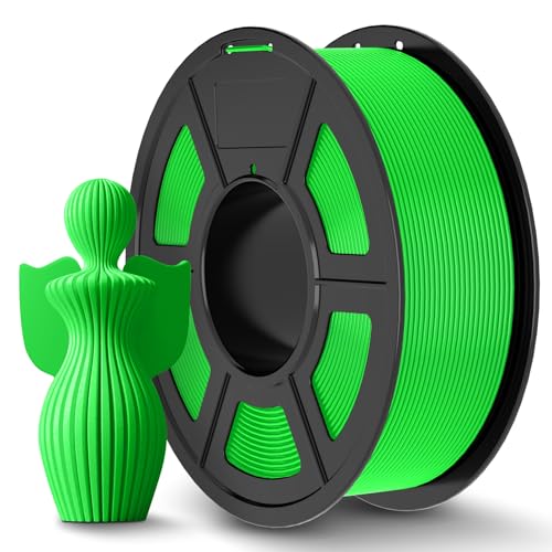 Image of JAYO PLA+ Filament 1.75mm 1.1kg, Enhanced PLA 3D Printer Filament for Stronger & Tougher Prints, High Strength & Durability, Dimensional Accuracy ±0.02mm, 1.1kg Pla+ Green