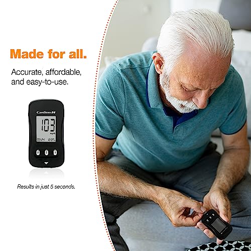 Caresens FETEGT1325 N Blood Glucose Monitor Kit With 100 Blood Sugar Test Strips, 100 Lancets, 1 Blood Glucose Meter thumb #2