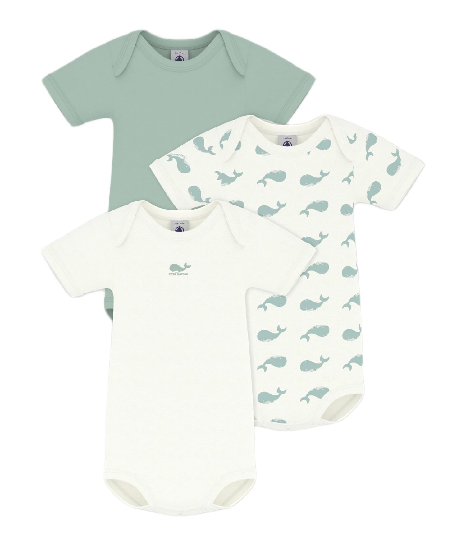 Petit Bateau A0foj Sous Vêtements JOUR Mixte bébé (lot de 3)