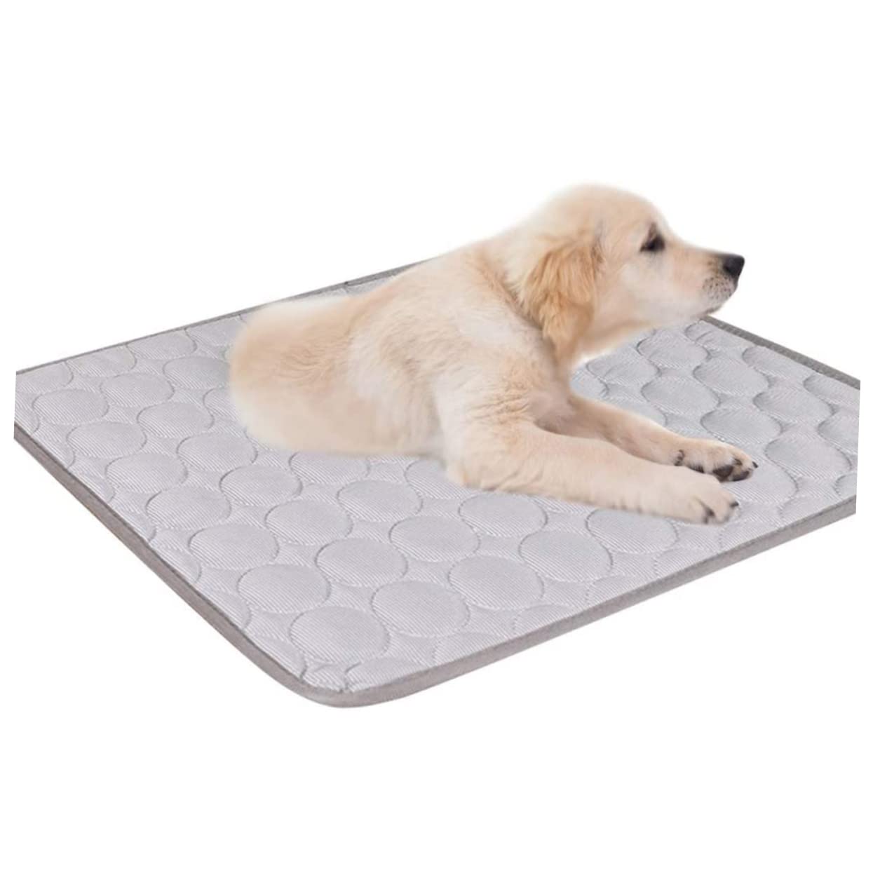 Happyyami Tappetino Refrigerante Per Animali Domestici in Tessuto Traspirante Confortevole e Durevole Raffredda Uniformemente Cane e Gatto Lavabile e Adatto Per Uso Interno Ed Esterno Misura