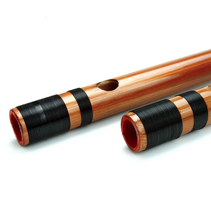 flet bambusowy, z czarnymi liniami flet dla początkujących ręcznie robiony instrument dęty drewna bambusowego muzyczny