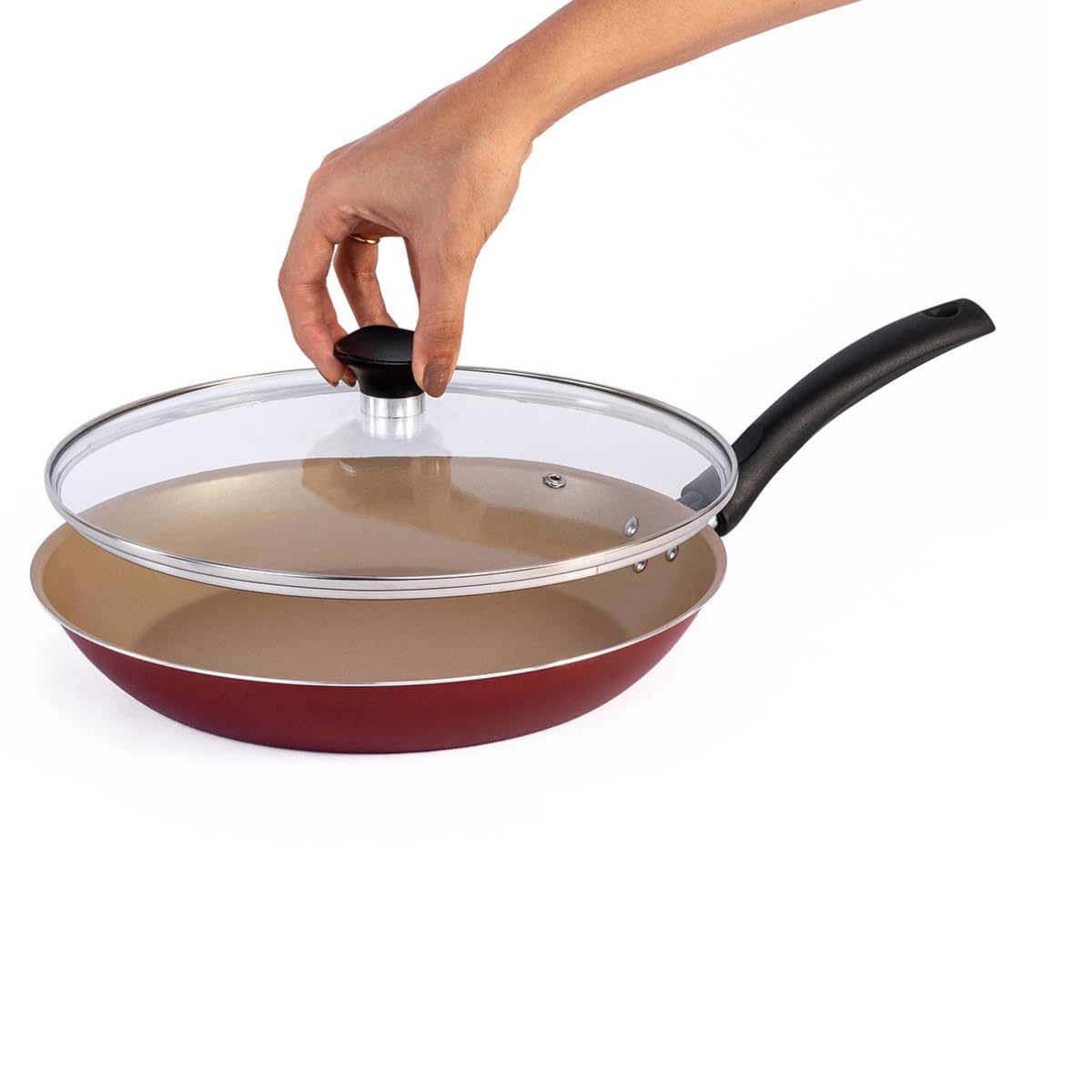 Frigideira Antiaderente Tramontina Com Tampa (24 cm)