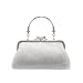 LOVEVOOK Evening Bag Clutch Purse for Wedding with Rhinestones Silver