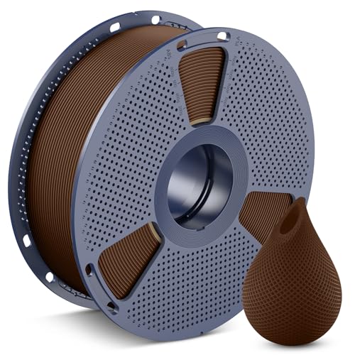 Image of SUNLU 3D Printer Filament PETG Filament 1.75mm, Less Stringing Good Layer Adhesion High Toughness, PETG Filament 1.75 ±0.02mm, 1kg Spool(2.2lbs), Coffee Brown
