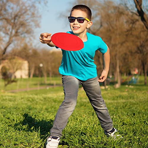 EQLEF Flying Disc Nicht rutschen Soft Silikon Spielzeug Eltern Kind Zeit Outdoor Sport 2 Stück (zufällig)