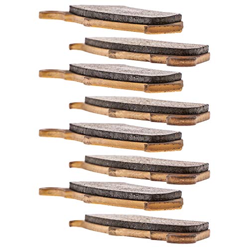 Image of NICHE Front Rear Brake Pad Set for Harley-Davidson 41300169 Ceramic 4 Pack | Harley-Davidson /BMW, Fits 2016-2019 Street 500 XG500; 1996-1997 F650ST; 2018 K1600 Bagger; 1998-2000 F650; 1999-2012 F650GS