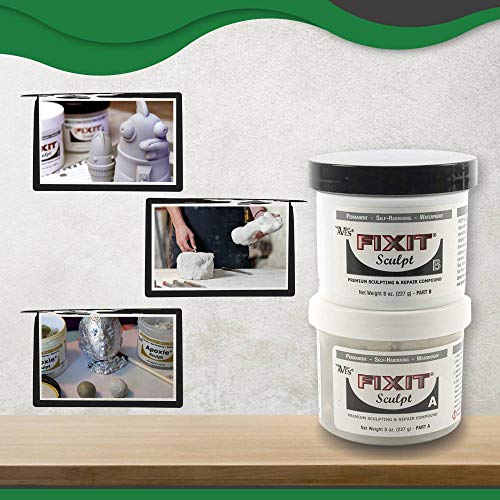 Fixit Sculpt 1 Lb. Epoxy Clay -Two Part Kit Of All Purpose Adhesive #TOP4