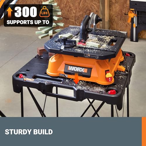 Worx WX066 Sidekick Folding Work Table, Portable All-in-one Work Bench - Image 3