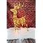 Gold Mesh Standing Buck Deer